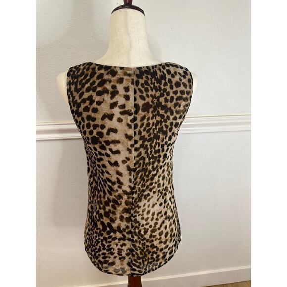 Anne Klein Sleeveless Top, Women’s Small, animal print - Picture 2 of 9